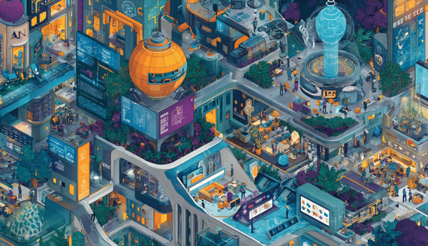 Inspirierende Darstellung von KI-Anwendungen im Business